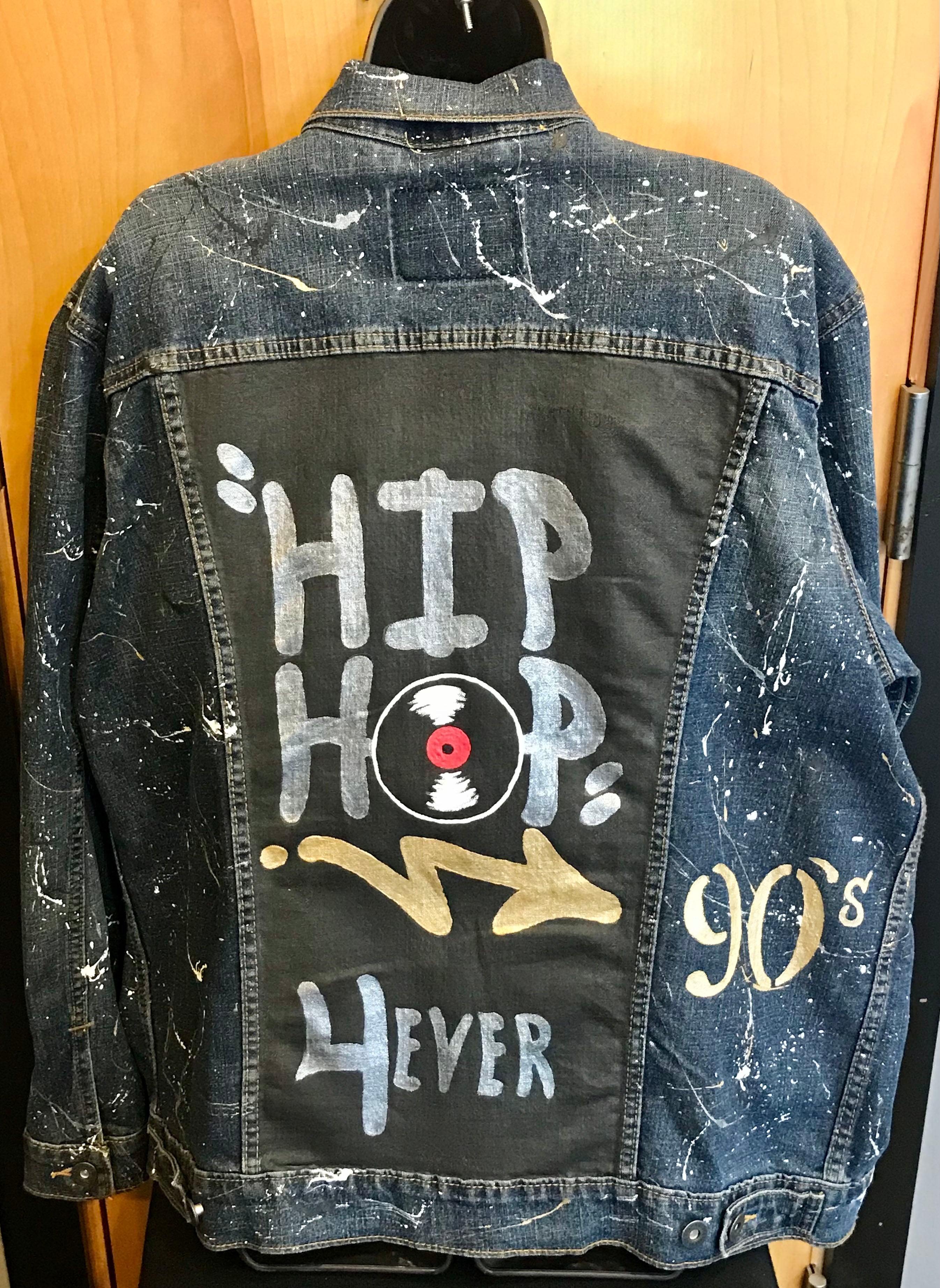 European American High Street Fashion Oversize Hip Hop Jacket Men's Denim  Graffiti Jackets - China Jackets and Coat price | Made-in-China.com